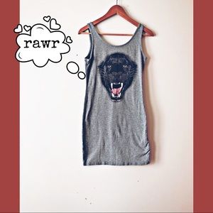 H&M Black Panther Bodycon Tank Dress